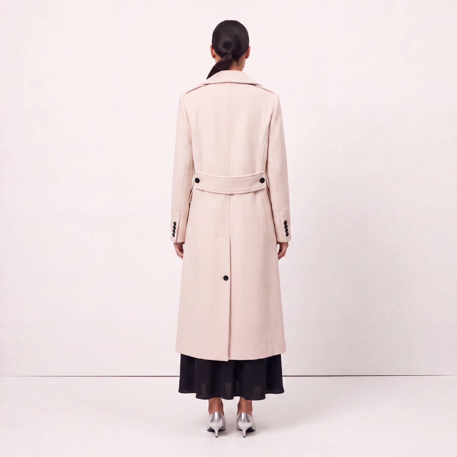 Aurelia Cream Wool Coat