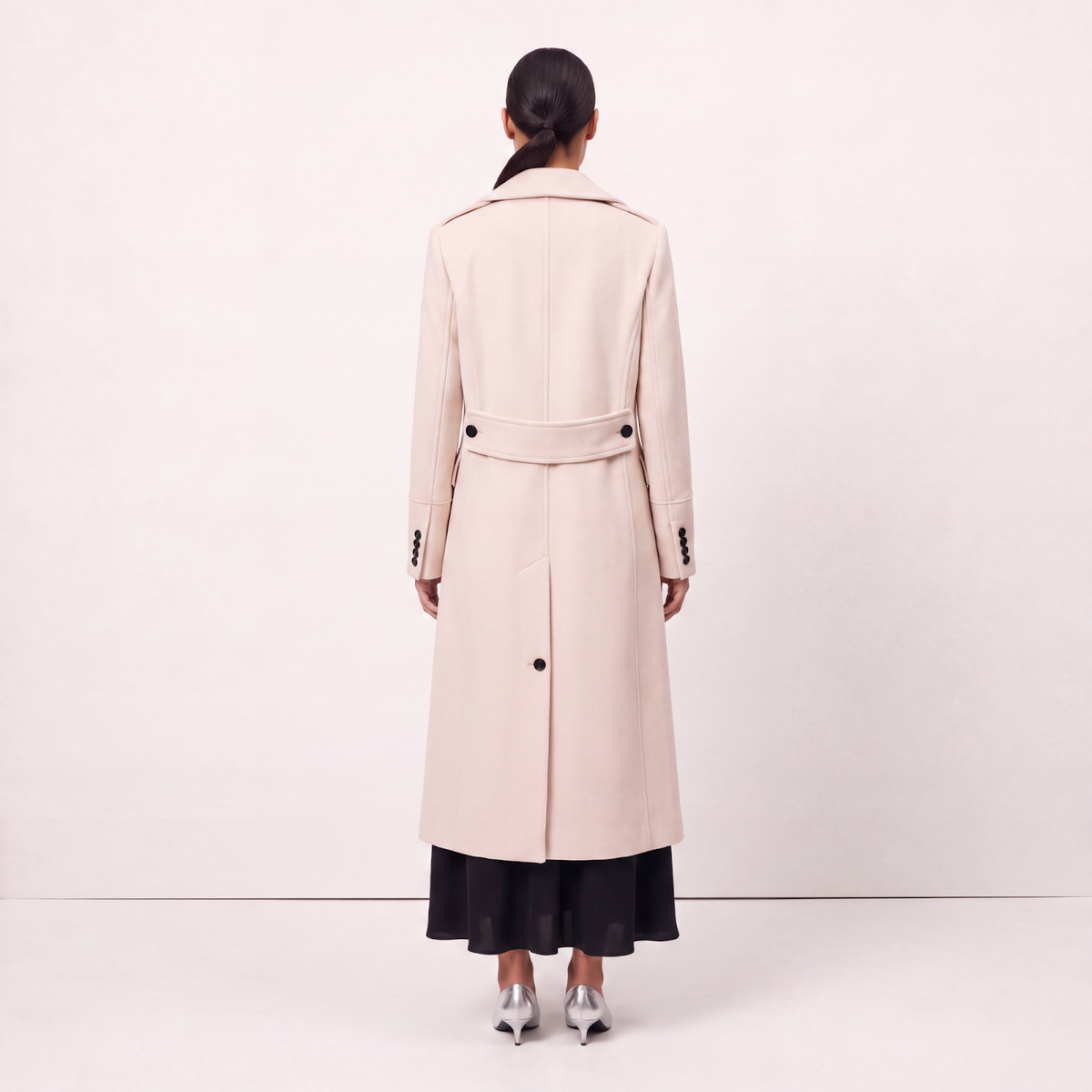 Aurelia Cream Wool Coat