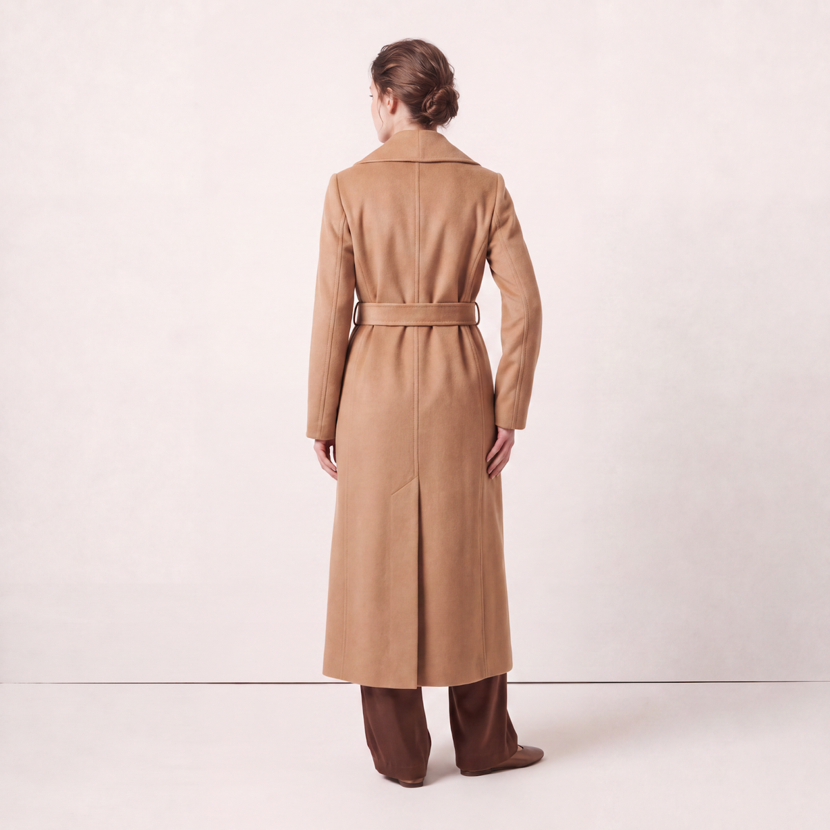 Crown Camel Cashmere Coat