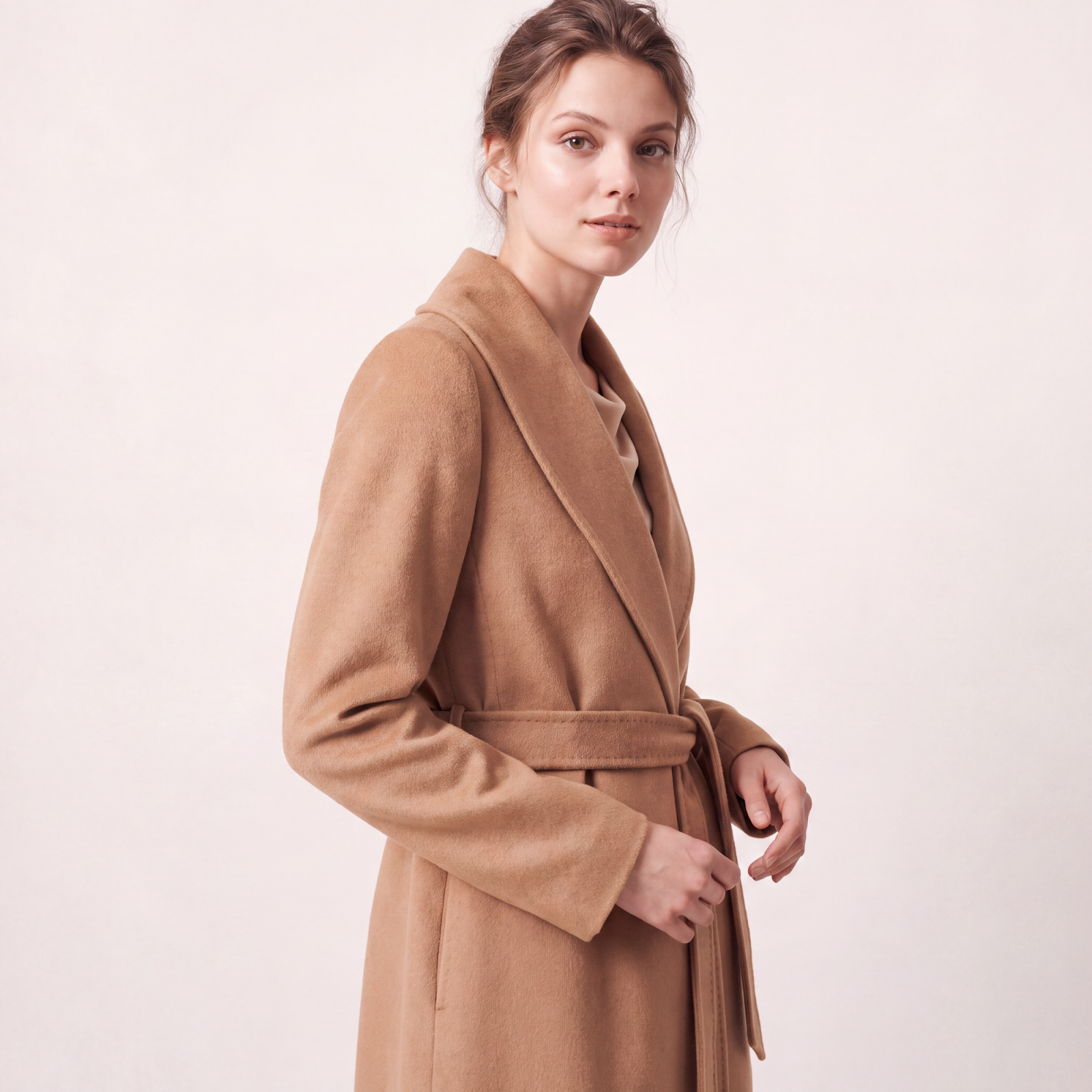Crown Camel Cashmere Coat