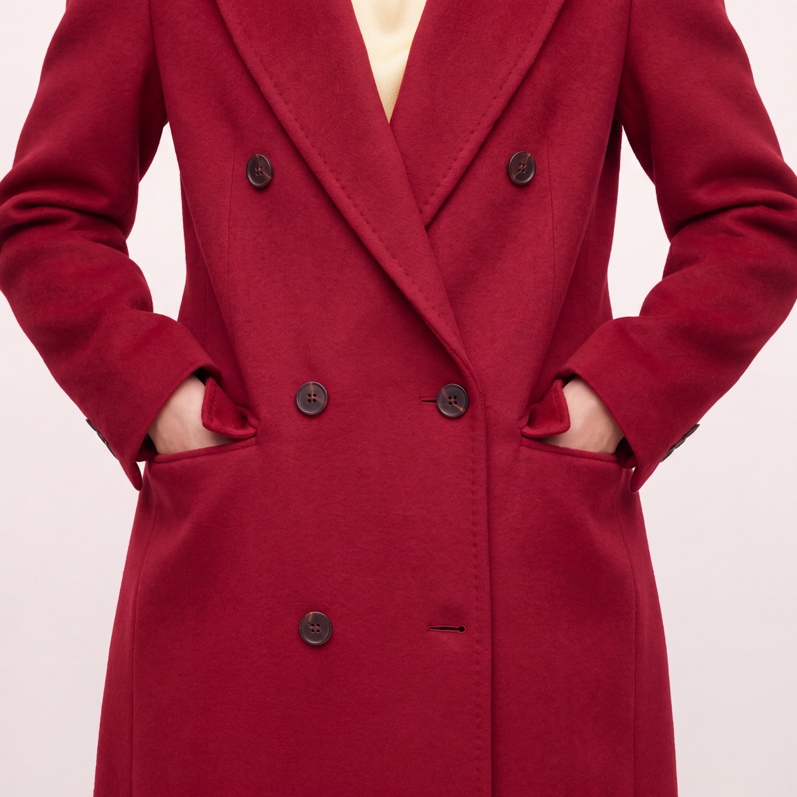Statement Coat Scarlet Cashmere