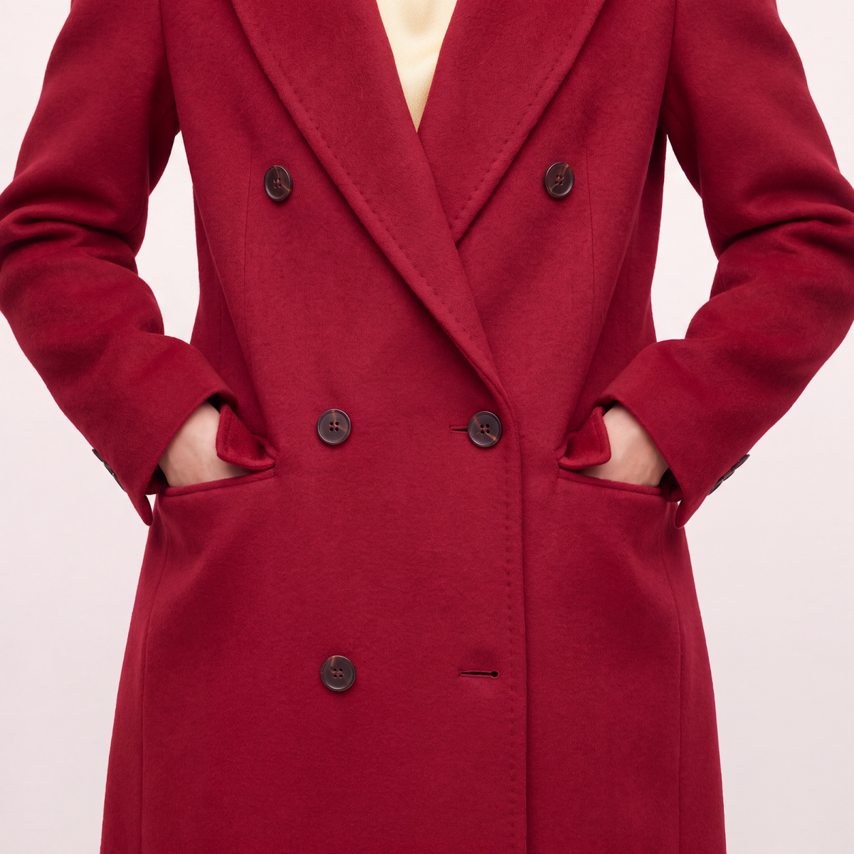 Statement Coat Scarlet Cashmere