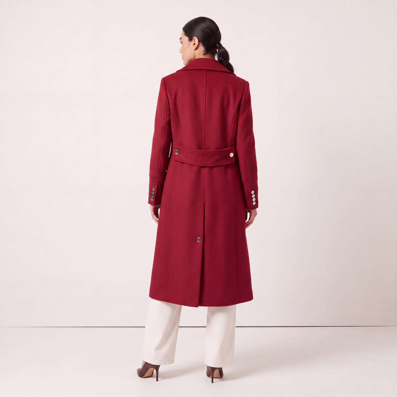 Statement Red Wool Coat