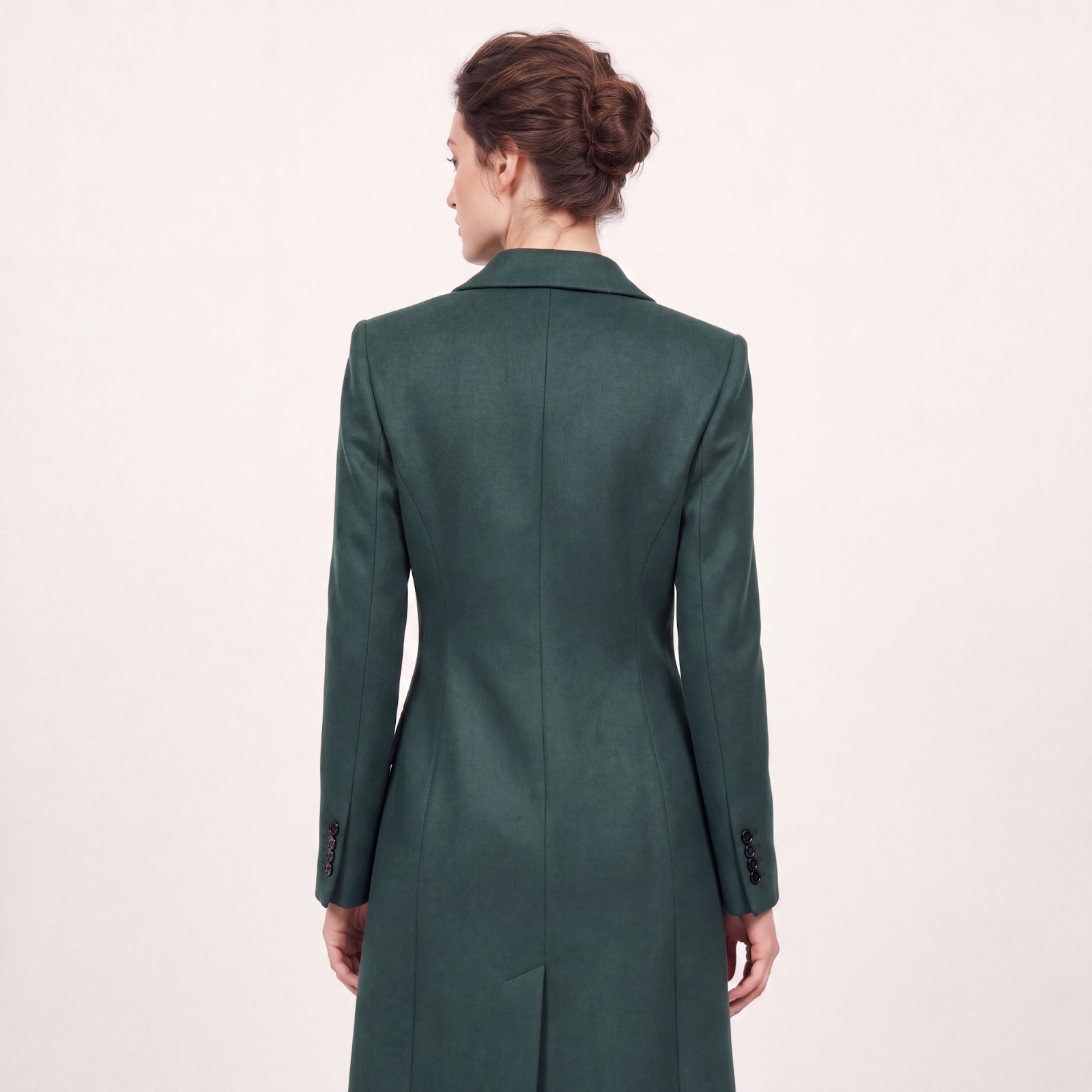 Emerald Green Wool Coat
