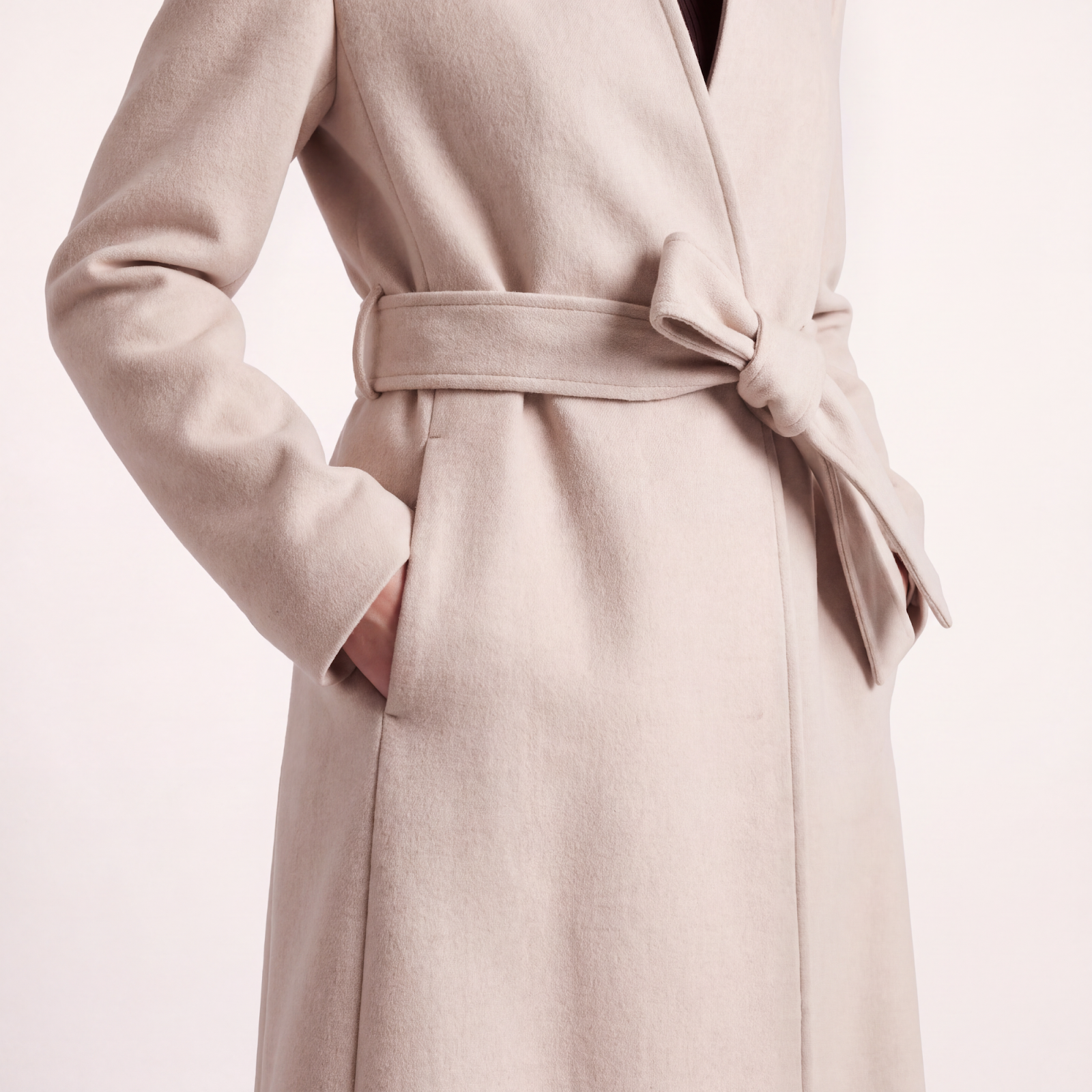Victoria Oatmeal Wool Coat