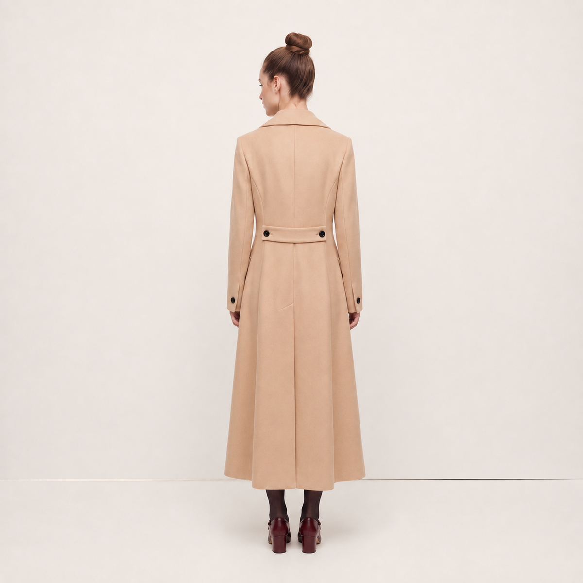 A-Line Maxi Wool Coat