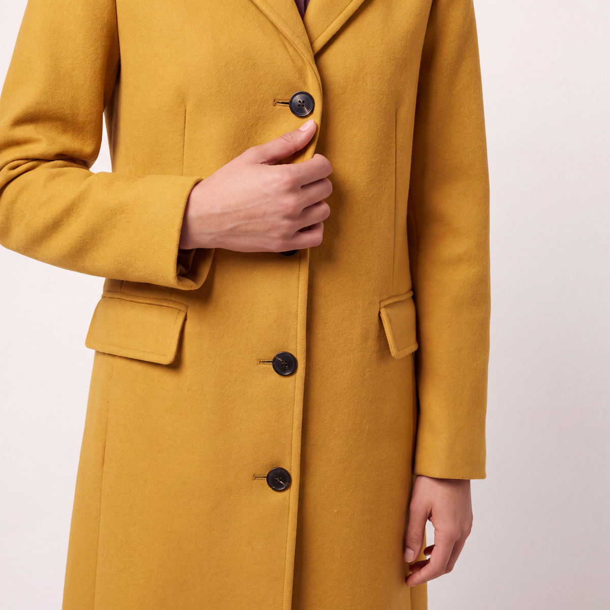 Hampstead Mustard Wool Coat