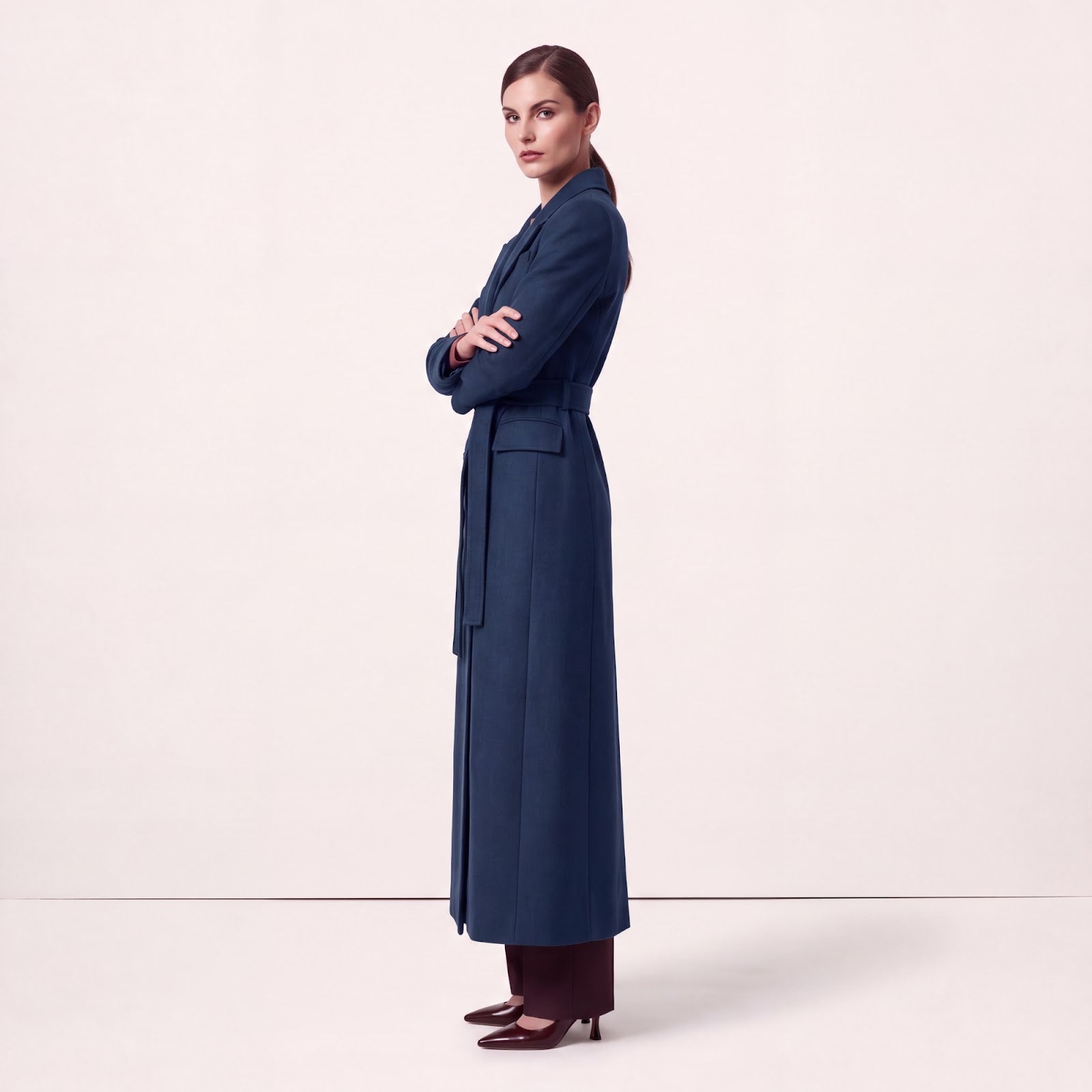 Hartley Petrol Blue Coat - 4