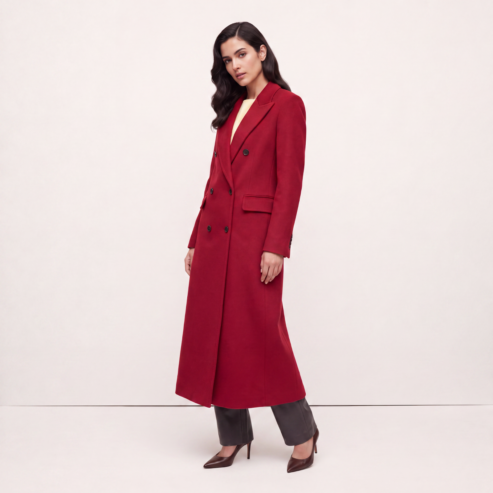 Statement Coat Scarlet Cashmere