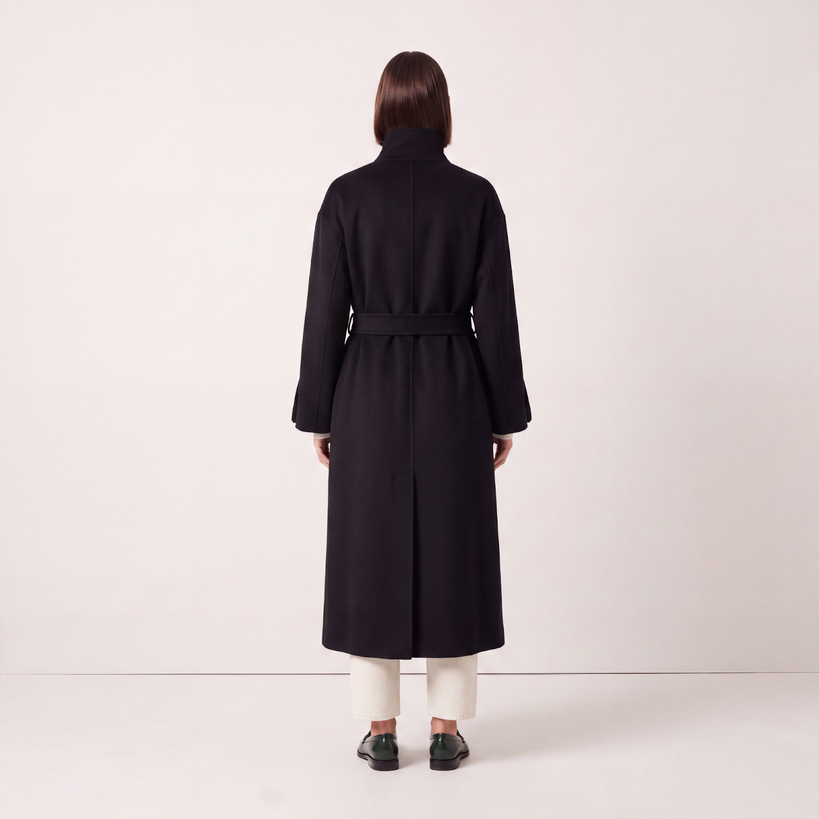Cricket Black Cashmere Coat