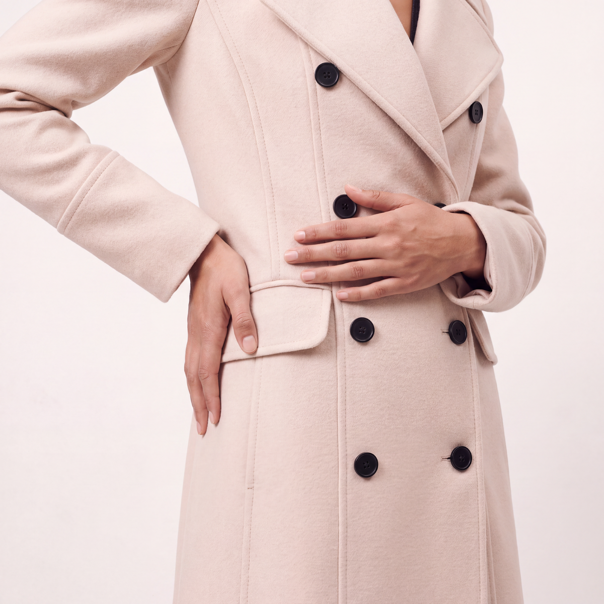 Aurelia Cream Wool Coat