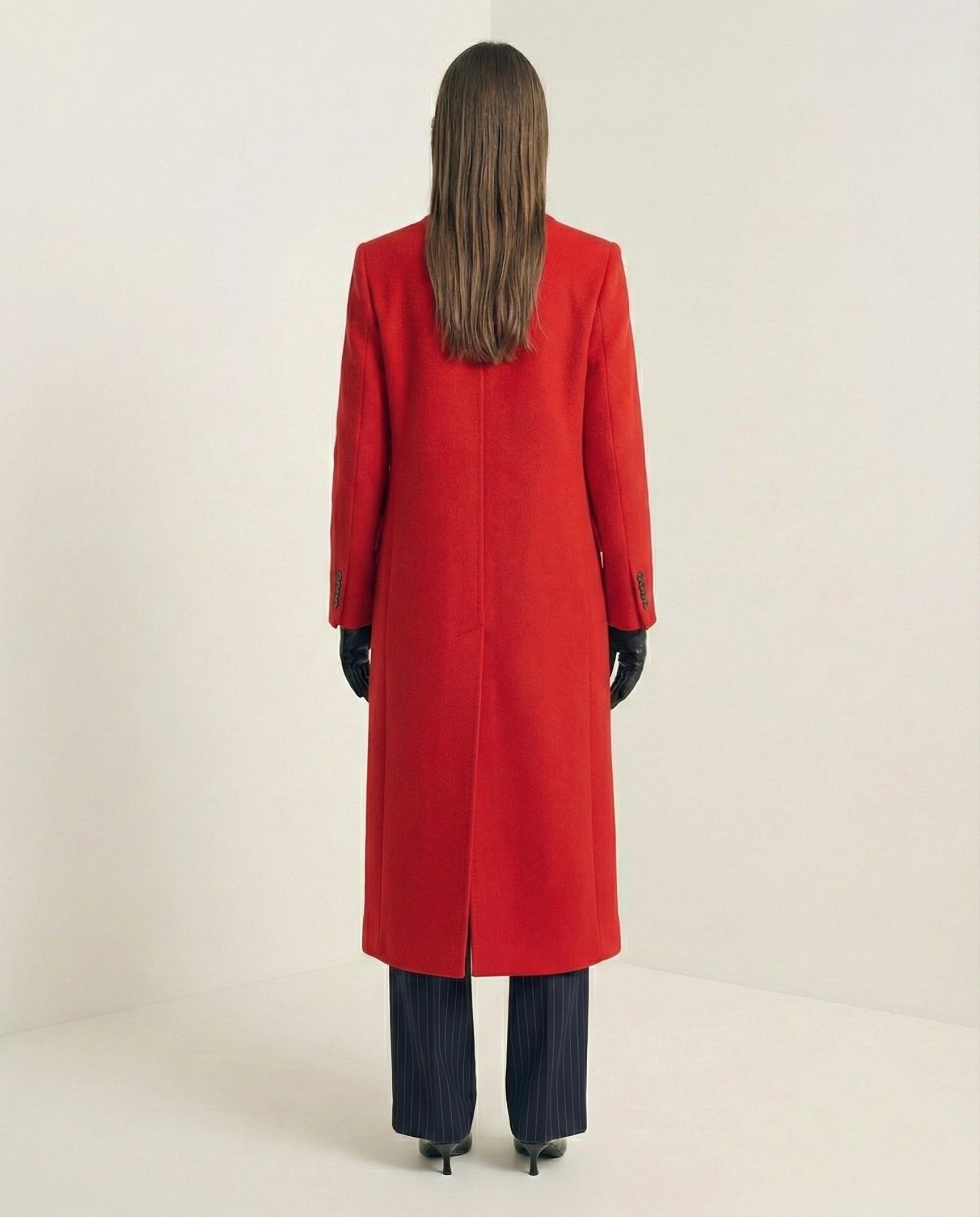The Statement Coat: Pure Cashmere in Scarlet