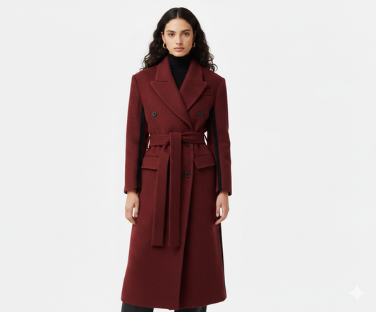The Timeless Elegance of a Red Maxi Coat
