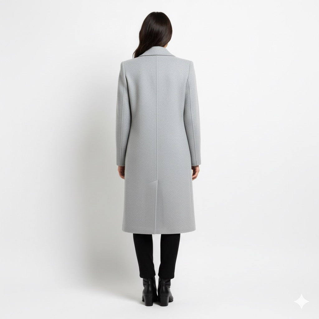 The Timeless Elegance of a Grey Maxi Coat
