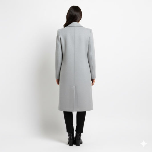 The Timeless Elegance of a Grey Maxi Coat