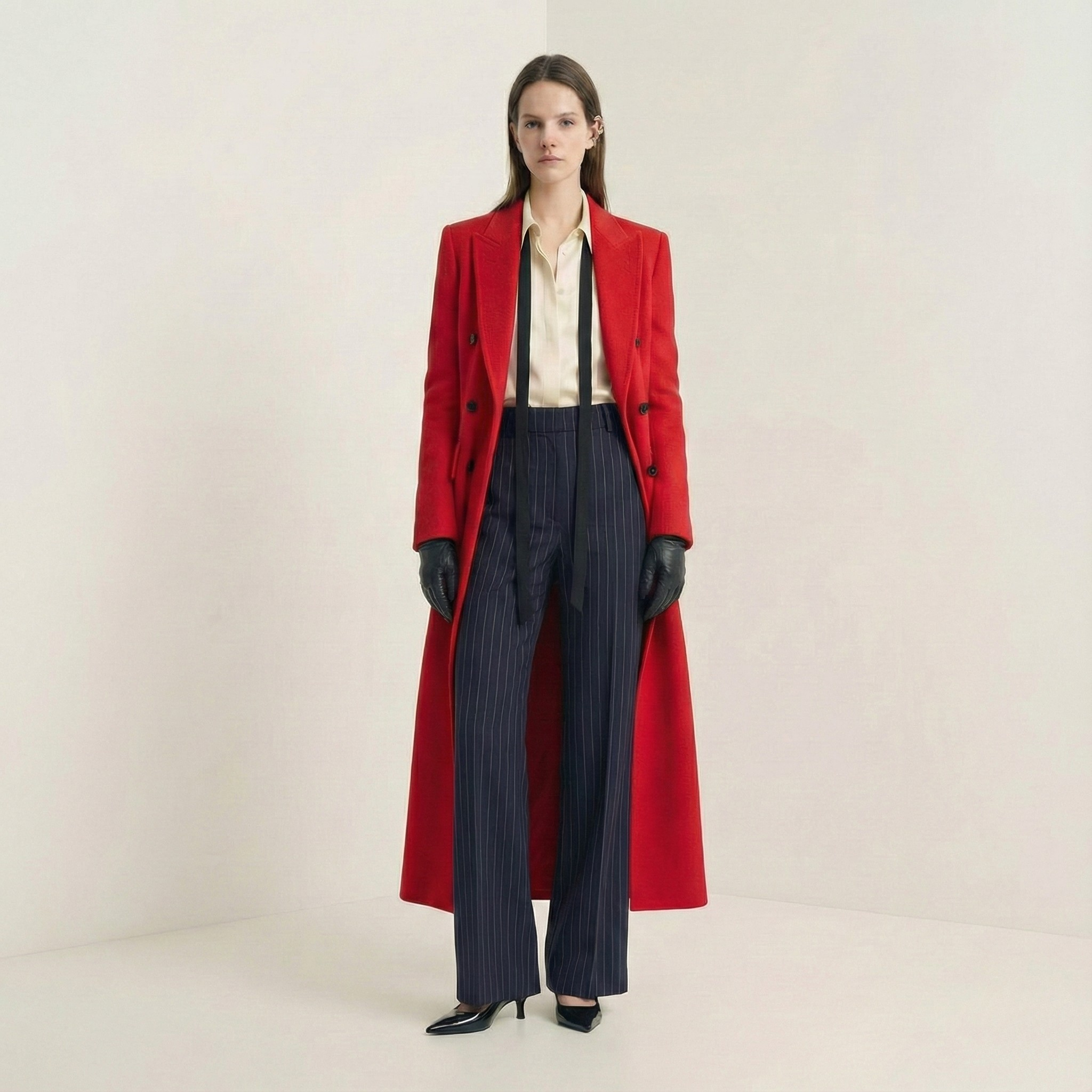 The Statement Coat: Pure Cashmere in Scarlet
